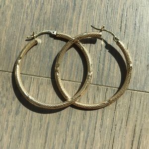 14k gold hoop earrings